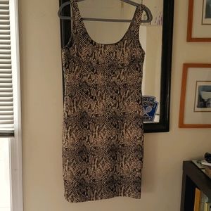 Michael kors snakeskin dress